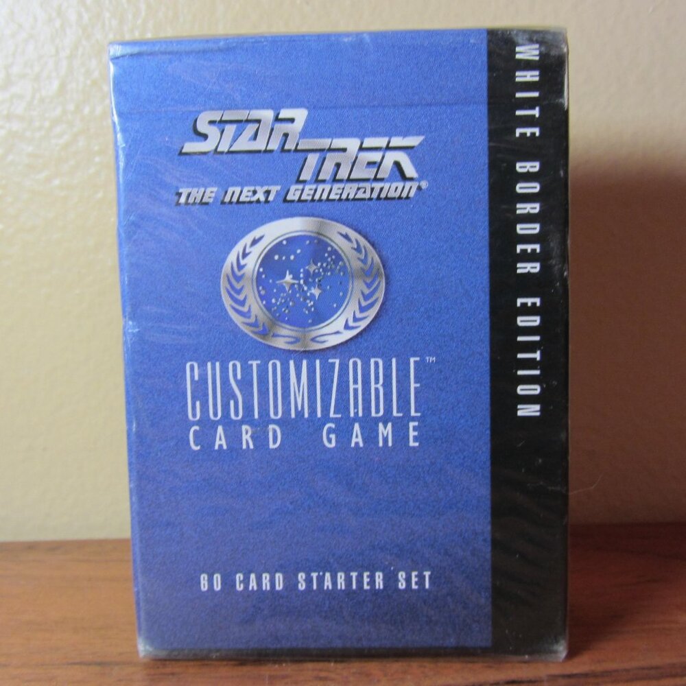 4 for $40 - star trek next generation vintage 1995 card game unopened  (W4765)